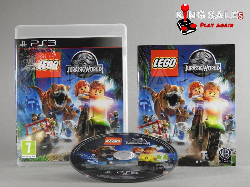 PlayStation 3 Videospiel Lego Jurassic World Hülle mit Anleitung und Disc