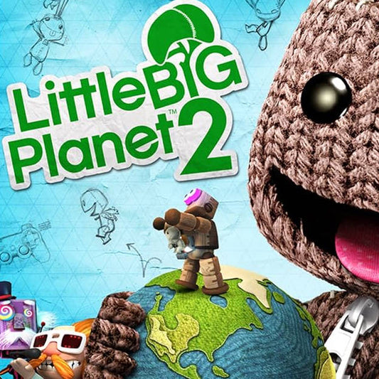 PlayStation 3 Videospiel Little Big Planet 2 Hülle mit Anleitung und Disc