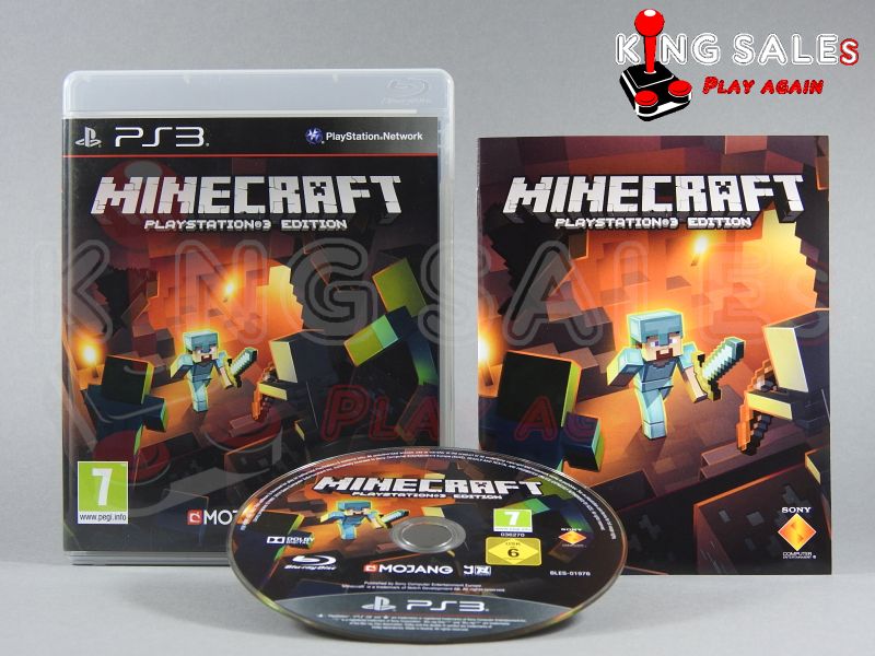 PlayStation 3 Videospiel Minecraft PlayStation 3 Edition Hülle mit Anleitung und Disc