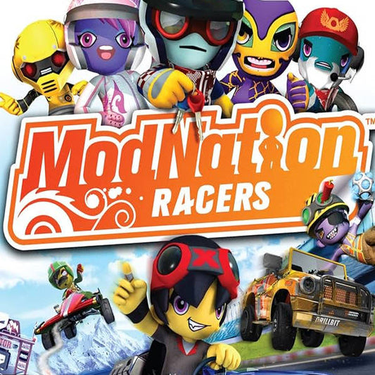 PlayStation 3 Videospiel Mod Nation Racer Hülle mit Anleitung und Disc
