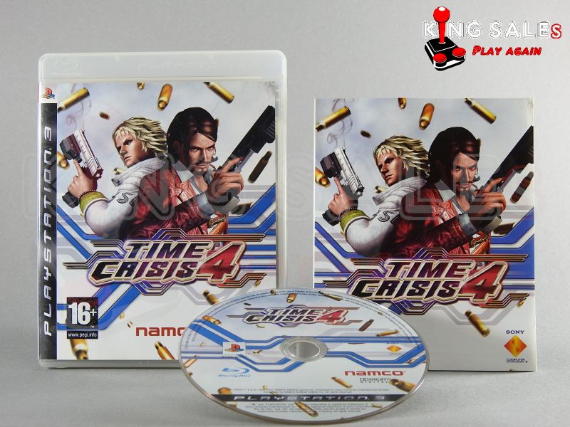 PlayStation 3 Videospiel Time Crisis 4 Hülle mit Anleitung und Disc