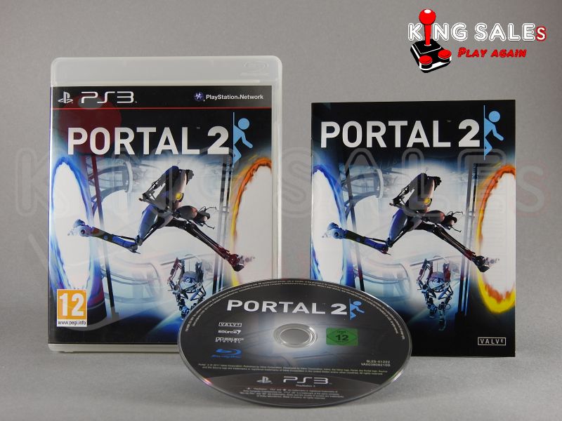 PlayStation 3 Videospiel Portal 2 Hülle mit Anleitung und Disc