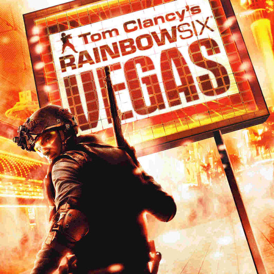 PlayStation 3 Videospiel Rainbow Six Vegas Hülle mit Anleitung und Disc