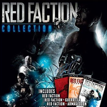 PlayStation 3 Videospiel Red Faction Collection Hülle mit Anleitung und Disc