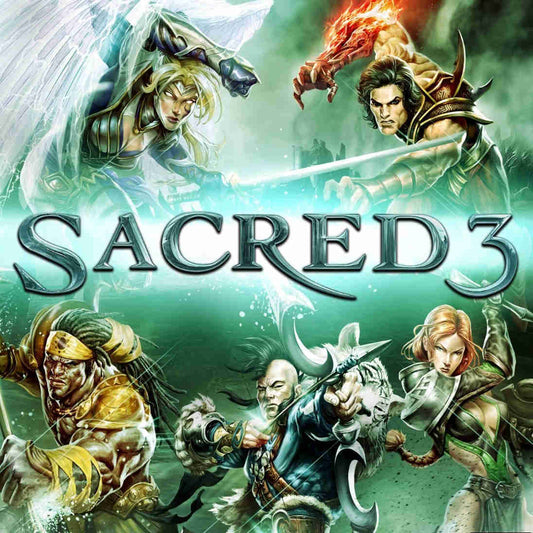 PlayStation 3 Videospiel Sacred 3 Hülle mit Anleitung und Disc