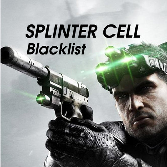 PlayStation 3 Videospiel Splinter Cell Blacklist Hülle mit Anleitung und Disc