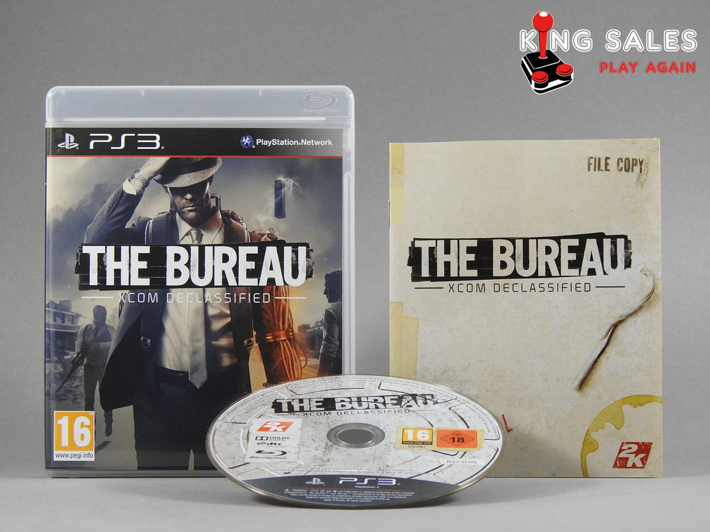 PlayStation 3 Videospiel The Bureau XCOm Declassified Hülle mit Anleitung und Disc