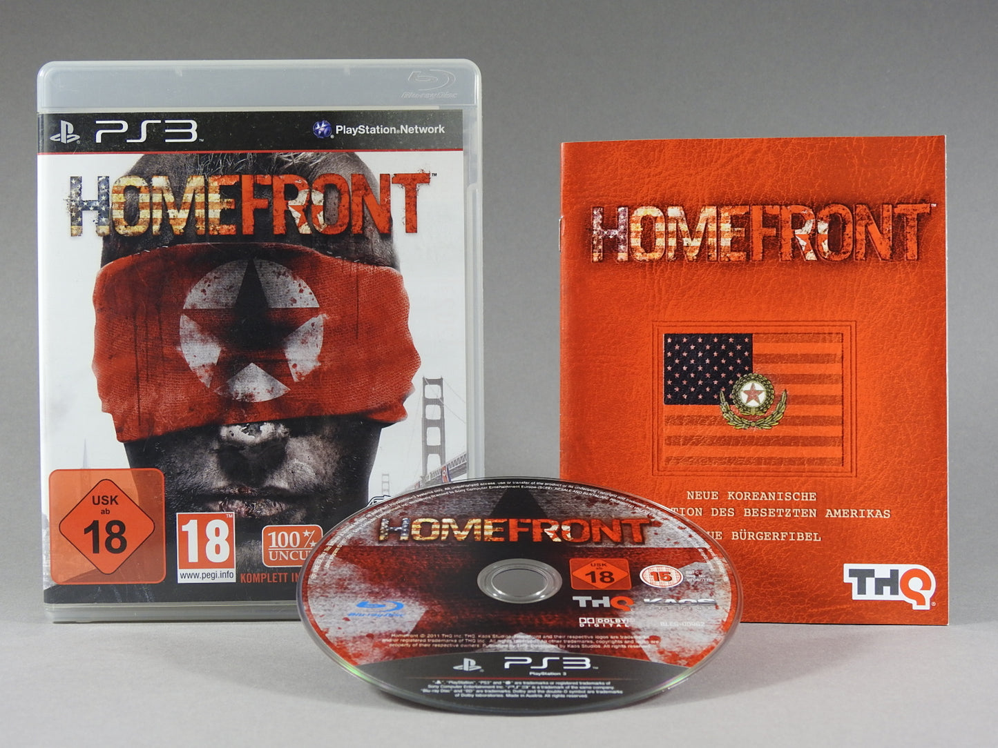 PlayStation 3 Videospiel Homefront Hülle mit Anleitung und Disc