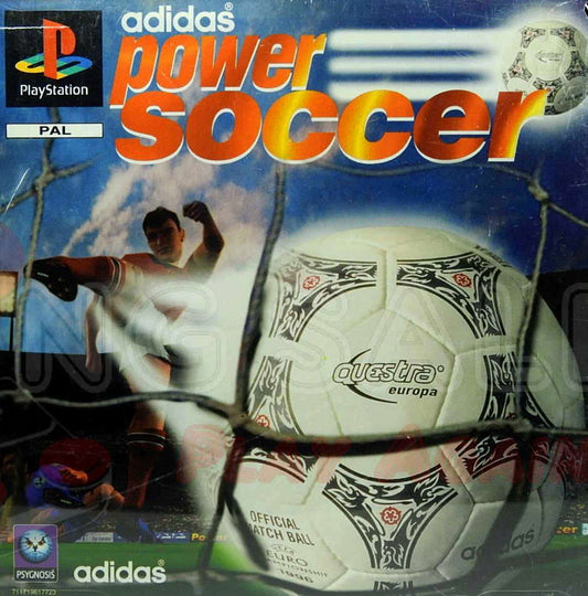 PlayStation Videospiel Adidas Power Soccer Hülle mit Anleitung und Disc