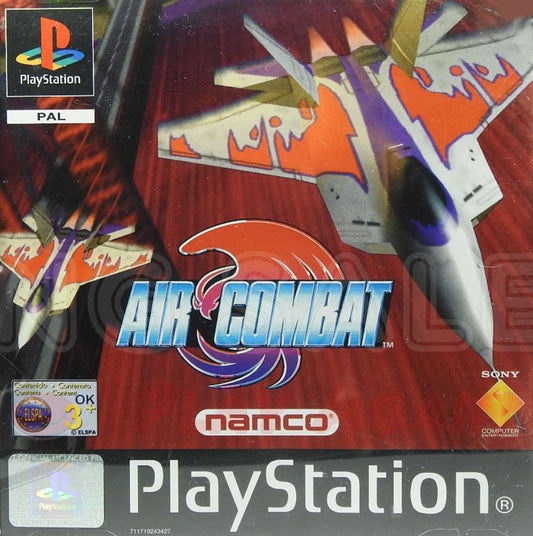 PlayStation Vdeospiel Air Combat Hülle mit Anleitung und Disc