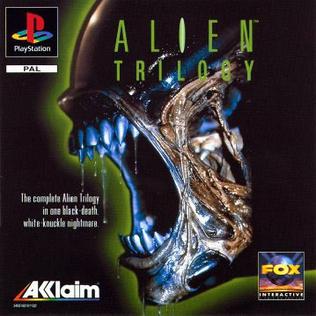 PlayStation Videospiel Alien Trilogy Hülle mit Anleitung und Disc