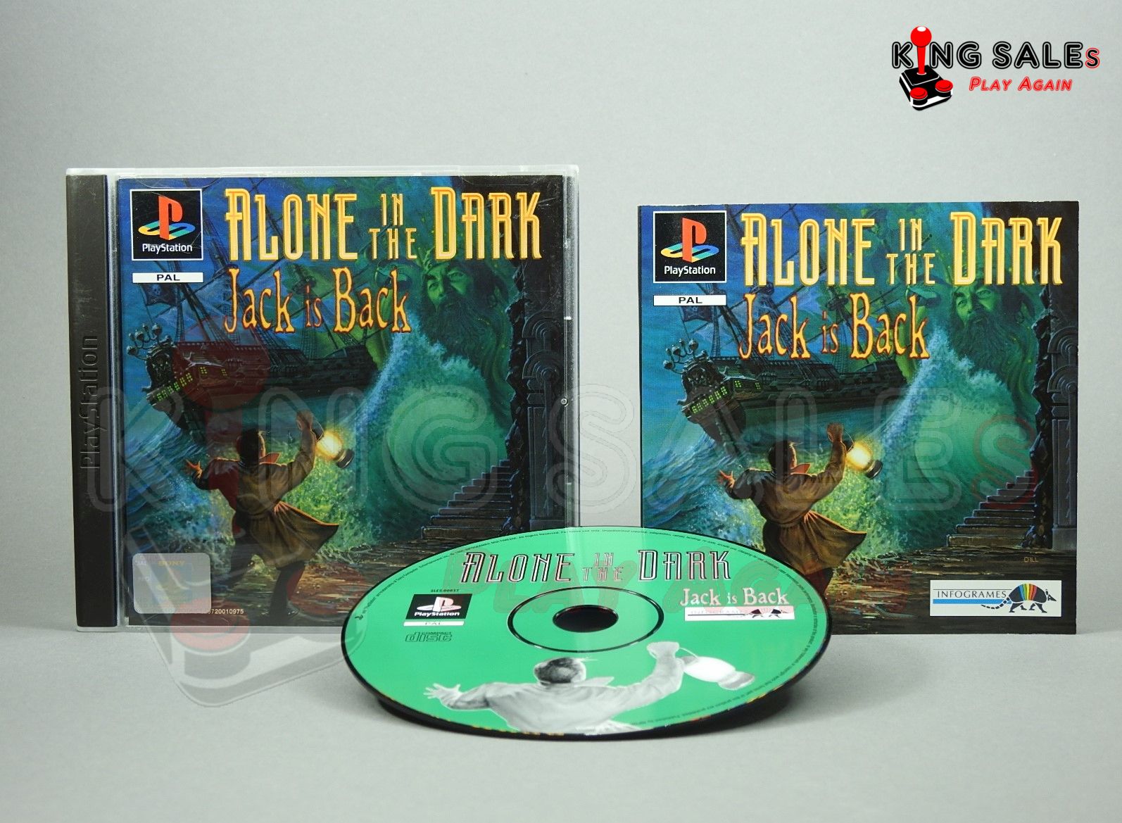 PlayStation Videospiel Alone in the Dark Jack is Back Hülle mit Anleitung und Disc