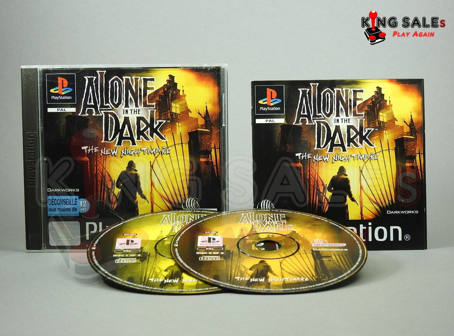 PlayStation Videospiel Alone in the Dark The New Nightmare Hülle mit Anleitung und Disc