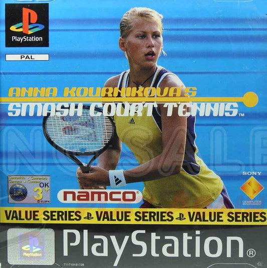 PlayStation Videospiel Anna Kournikova`s Smash Court Tennis Hülle mit Anleitung und Disc