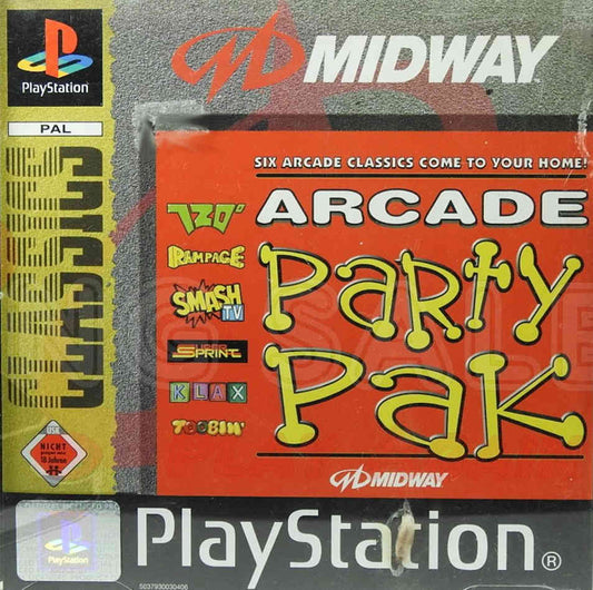 PlayStation Videospiel Arcade Party Pak Hülle mit Anleitung und Disc