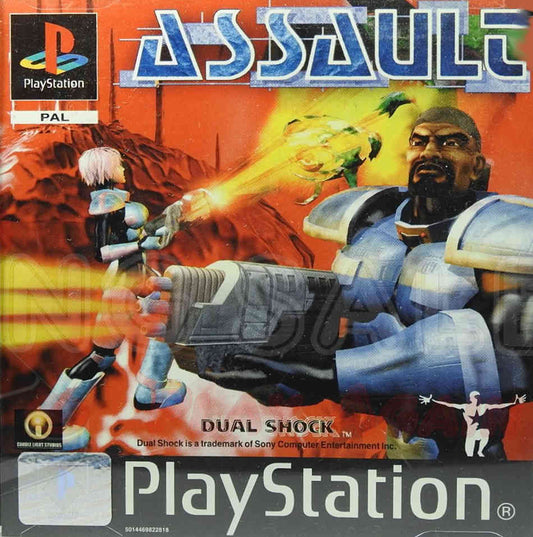 PlayStation Videospiel Assault
Hülle mit Anleitung und Disc