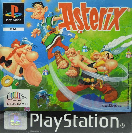 PlayStation 1 Spiel Asterix mit Anleitung, Hülle und Disc