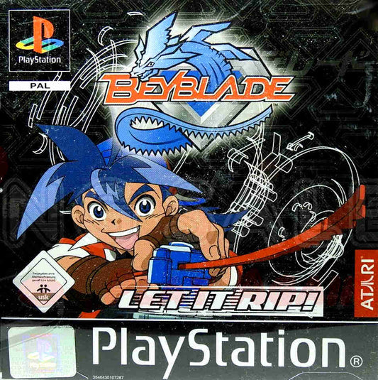 PlayStation Videospiel Beyblade Let it Rip Hülle mit Anleitung und Disc