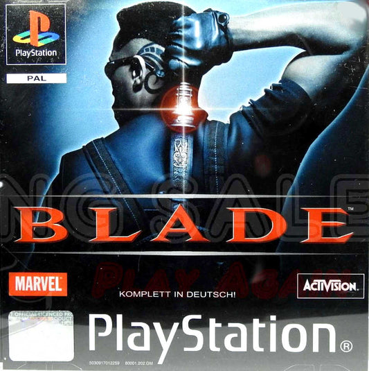 PlayStation Videospiel Blade Hülle mit Anleitung und Disc