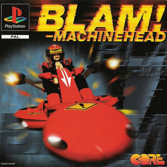 PlayStation Videospiel Blam! Machinehead Hülle mit Anleitung und Disc