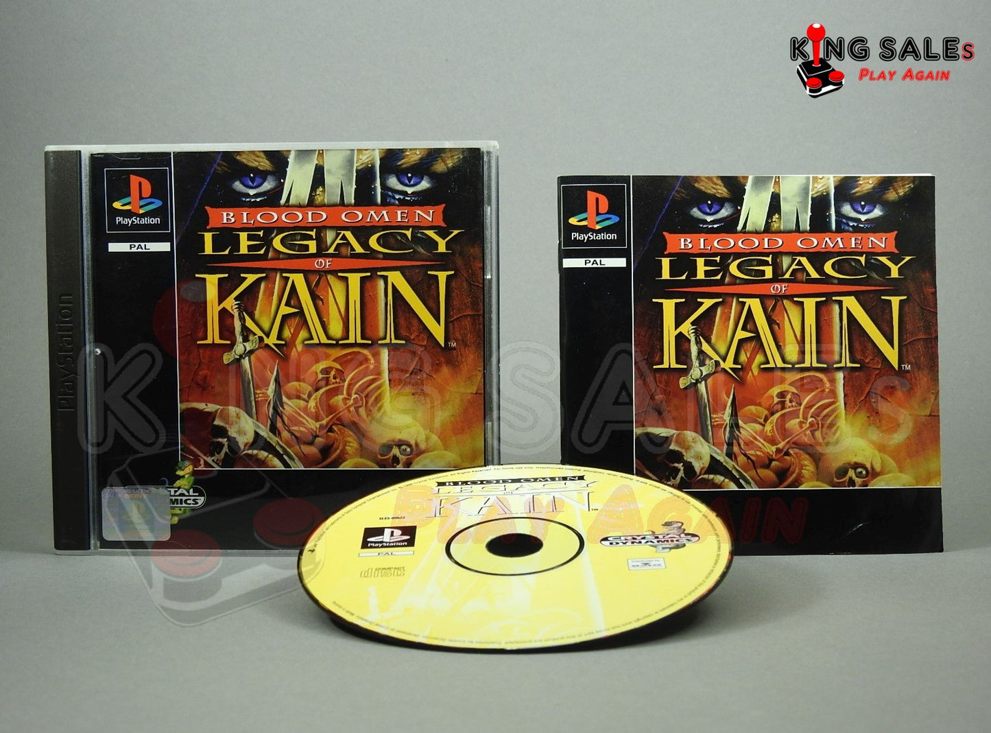 PlayStation Videospiel Blood Omen: Legacy of Kain Hülle mit Anleitung und Disc