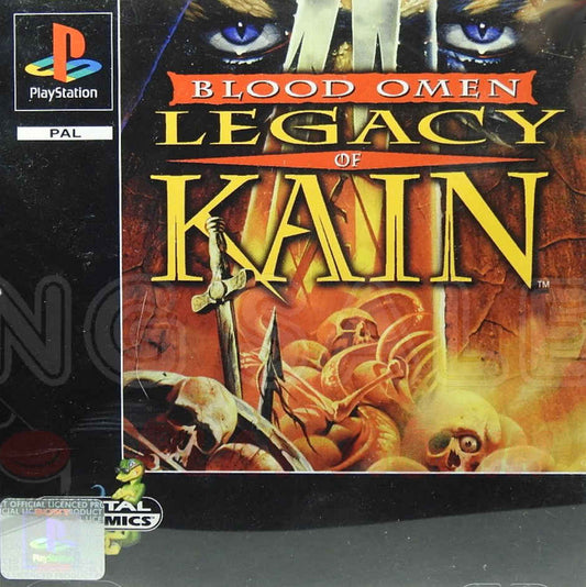 PlayStation Videospiel Blood Omen: Legacy of Kain Hülle mit Anleitung und Disc