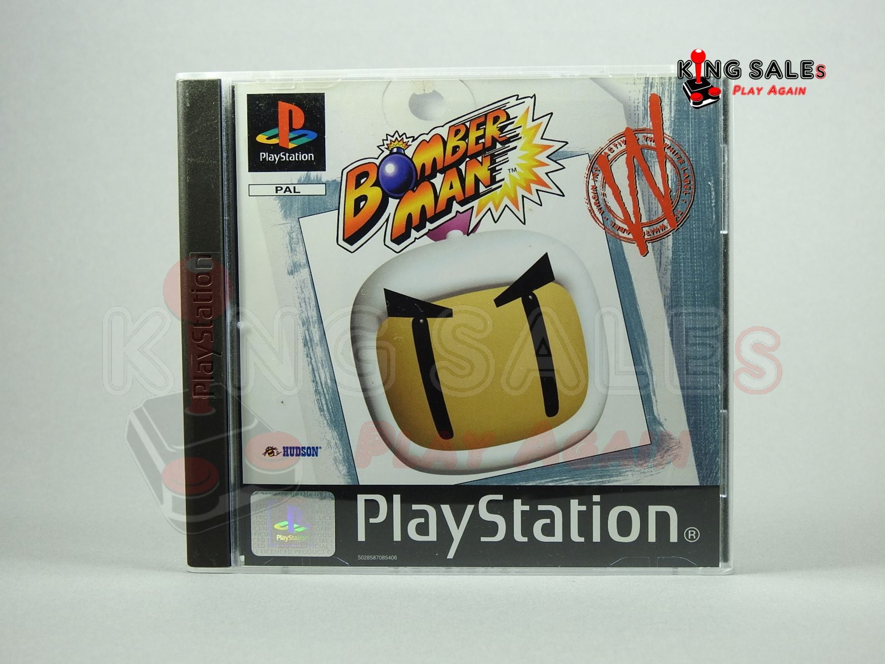 PlayStation Videospiel Bomberman Hülle mit Anleitung und Disc
