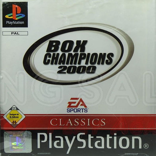 PlayStation Videospiel Box Champions 2000 Hülle mit Anleitung und DIsc