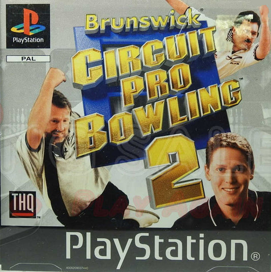 PlayStation Videospiel Brunswick Circuit Pro Bowling 2 Hülle mit Anleitung und Disc