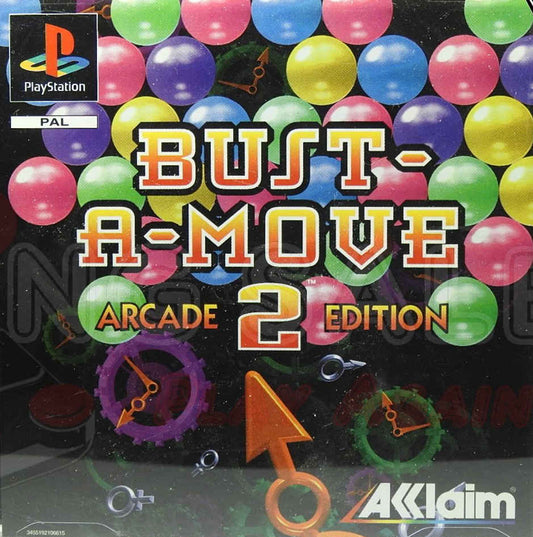 PlayStation Videospiel Bust a Move 2
Hülle mit Anleitung und Disc