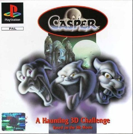 PlayStation Videospiel Casper A Haunting 3D Challenge Hülle mit Anleitung und Disc