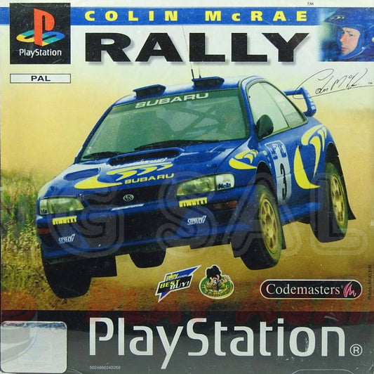 PlayStation Videospiel Colin McRae Rally Hülle mit Anleitung und Disc 