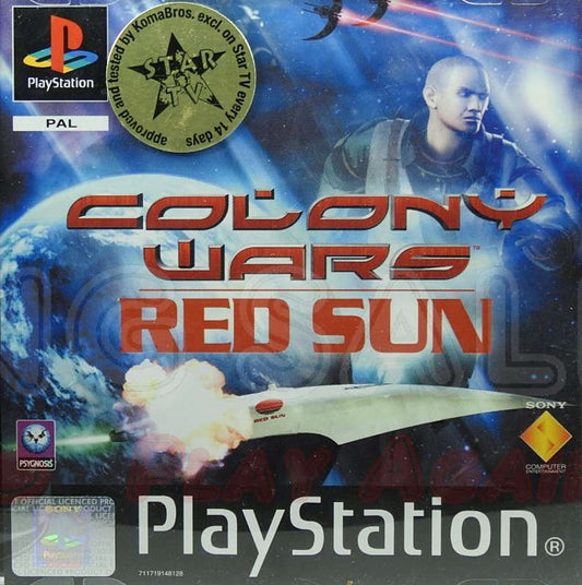 PlayStation Videospiel Colony Wars: Red Sun Hülle mit Anleitung und Disc