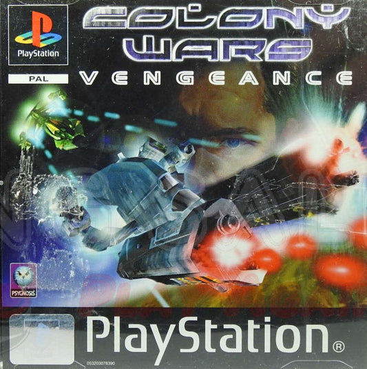 PlayStation Videospiel Colony Wars: Vengeance Hülle mit Anleitung und Disc