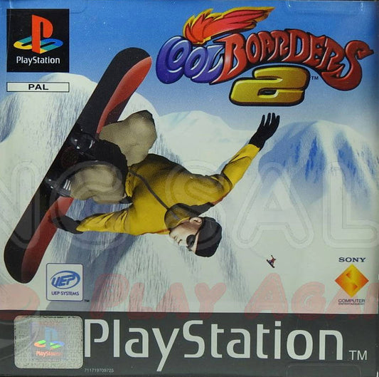 PlayStation Videospiel Cool Boarders 2 Hülle mit Anleitung und Disc