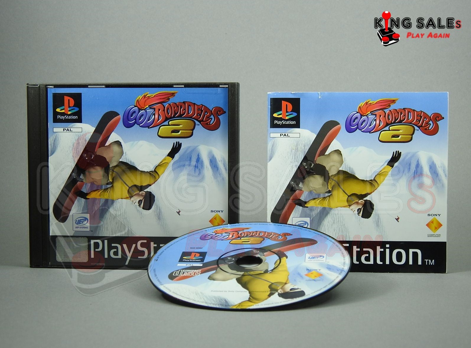 PlayStation Videospiel Cool Boarders 2 Hülle mit Anleitung und Disc