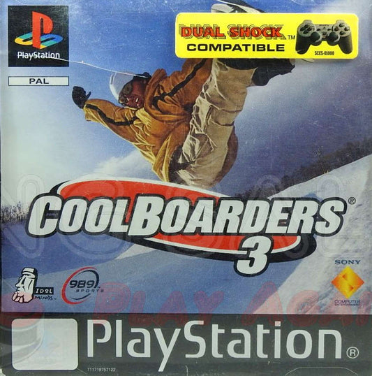 PlayStation Videospiel Cool Boarders 3 Hülle mit Anleitung und Disc