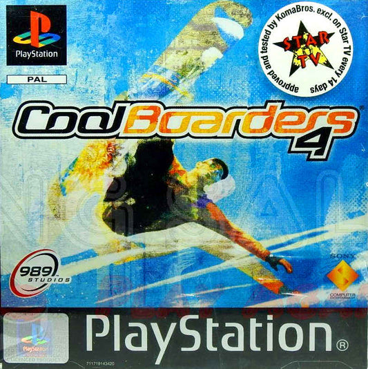 PlayStation Videospiel Cool Boarders 4 Hülle mit Anleitung und Disc