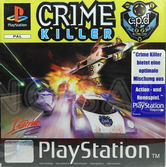 PlayStation Videospiel Crime Killer Hülle mit Anleitung und Disc