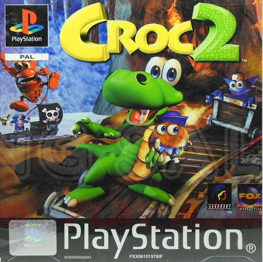 PlayStation Videospiel Croc 2 Hülle mit Anleitung und Disc