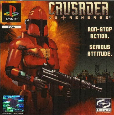 PlayStation Videospiel Crusader: No Remorse Hülle mit Anleitung und Disc