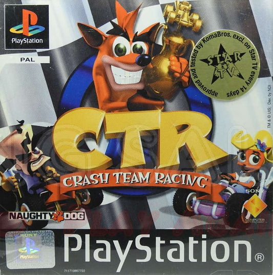 PlayStation Videospiel CTR: Crash Team Racing Hülle mit Anleitung und Disc