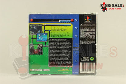 PlayStation Videospiel Megaman X5 Cover von hinten