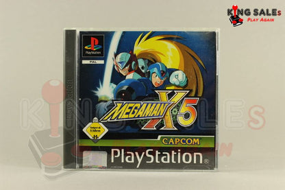 PlayStation Videospiel Megaman X5 vorne