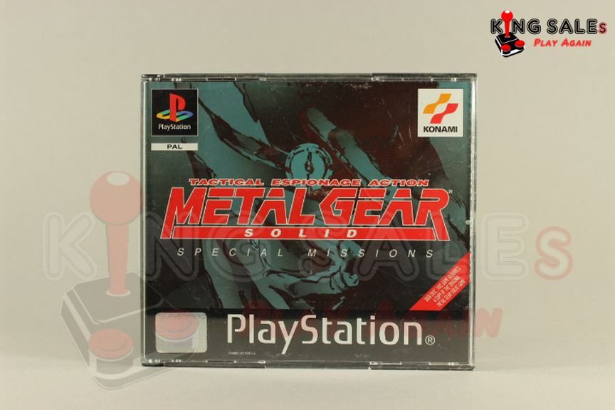 PlayStation Videospiel Metal Gear Solid Special Mission Hülle von vorne