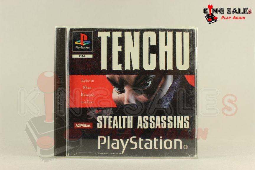 PlayStation Videospiel Tenchu Stealth Assassins Cover von vorne