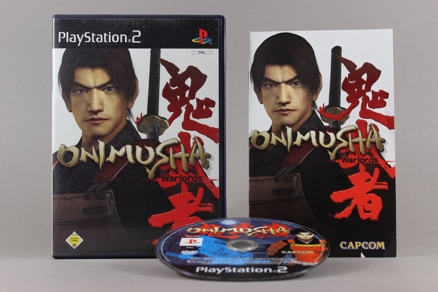 PlayStation 2 Videospiel Onimusha Warlords Hülle mit Anleitung und Disc