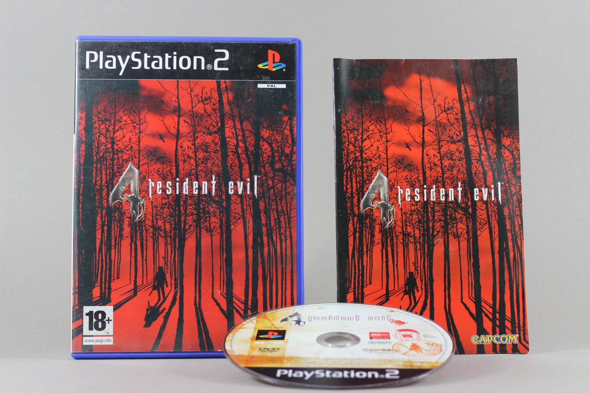 PlayStation 2 Videospiel Resident Evil 4 Hülle mit Anleitung und Disc