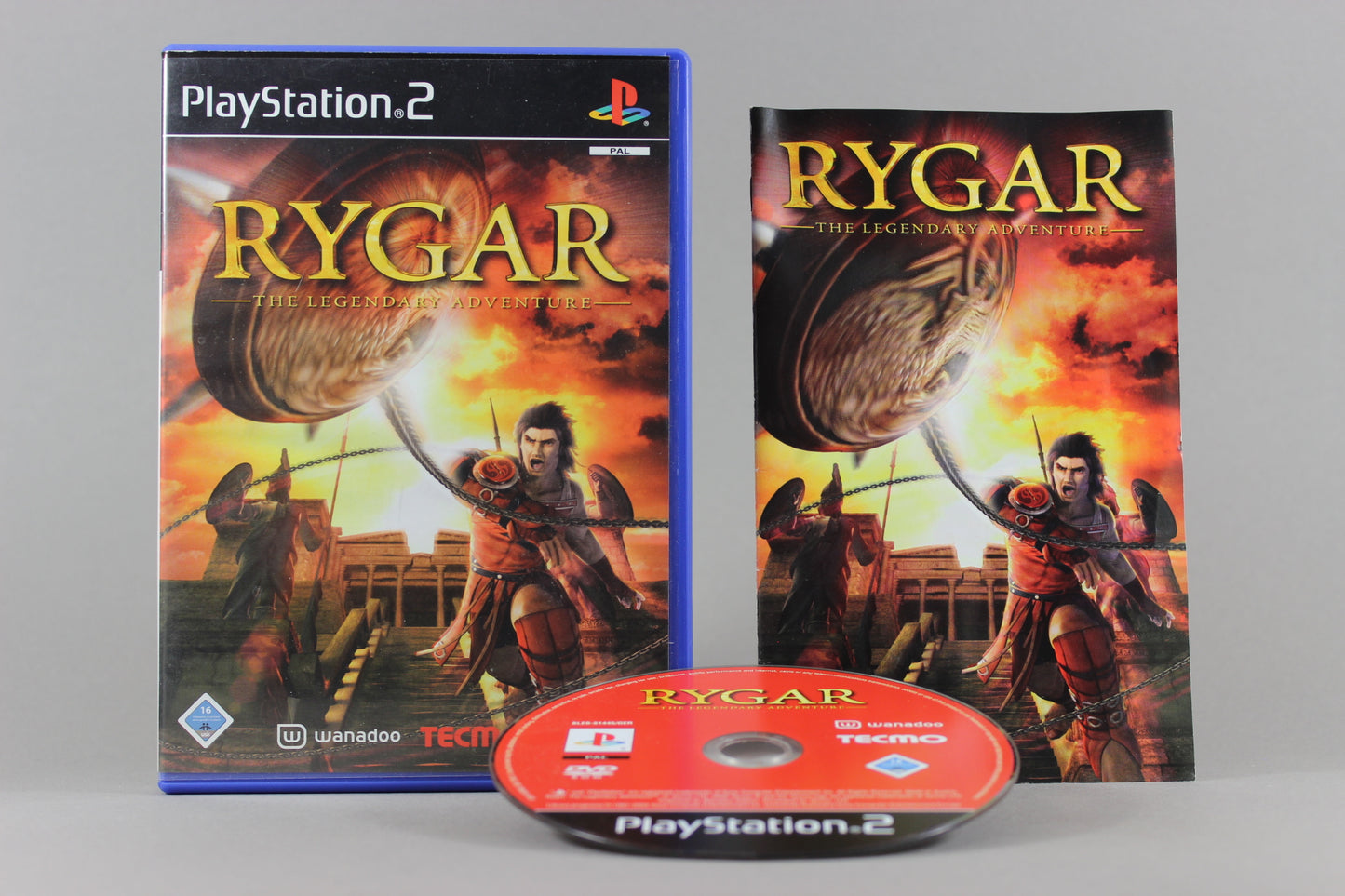 PlayStation 2 Videospiel Rygar the legendary Adventure Hülle mit Anleitung und Disc