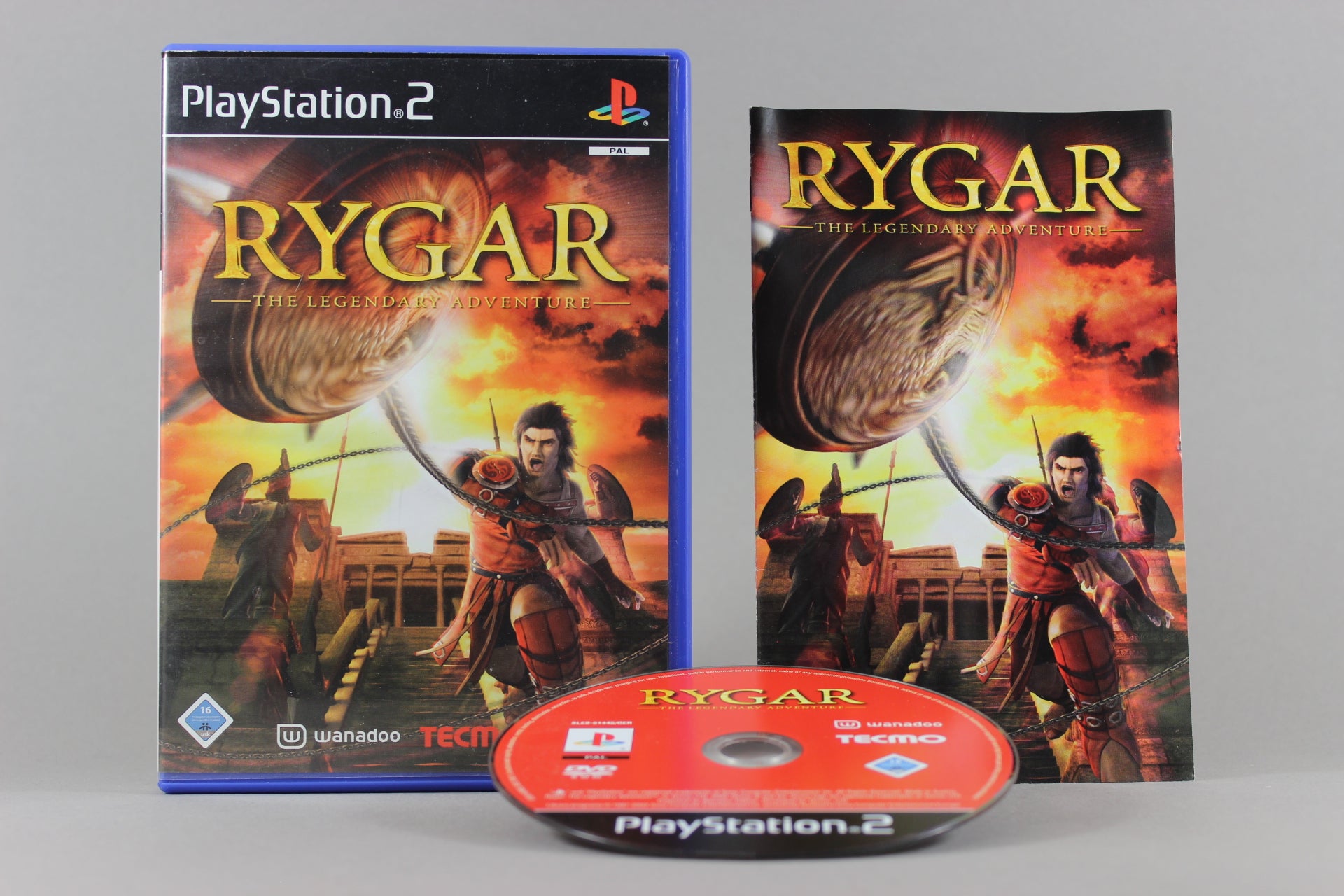 PlayStation 2 Videospiel Rygar the legendary Adventure Hülle mit Anleitung und Disc